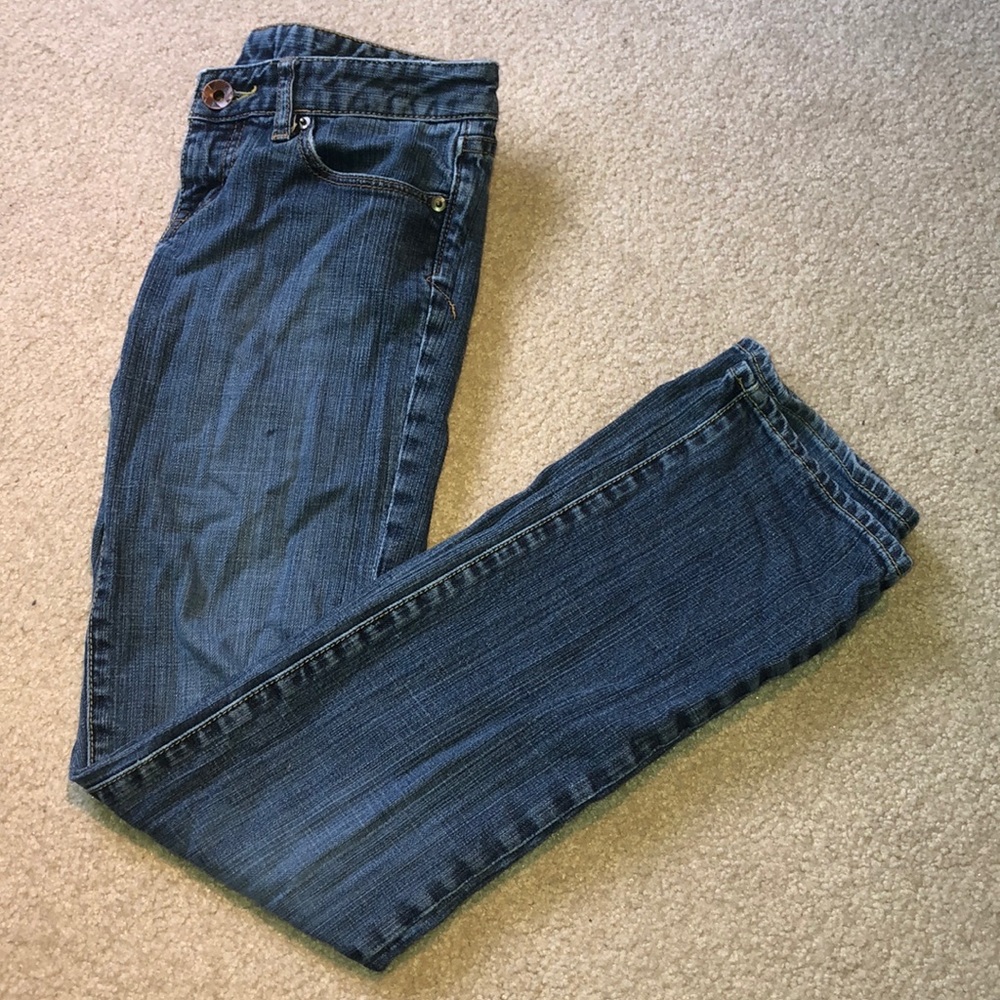 Light blue denim jeans